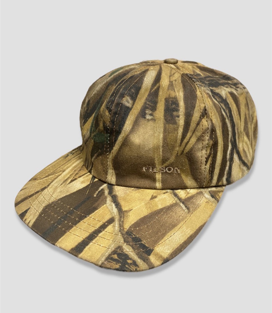 Authentic Filson Hunting Camouflage Wetlands Duck Canvas Hat, Men's ...