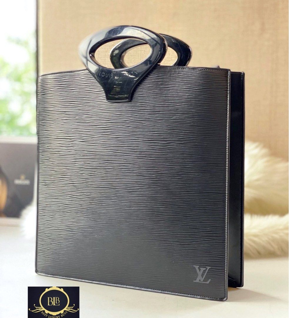 Japan Used Bag] Used Louis Vuitton Ombre Epi Blk/M52102/Leather