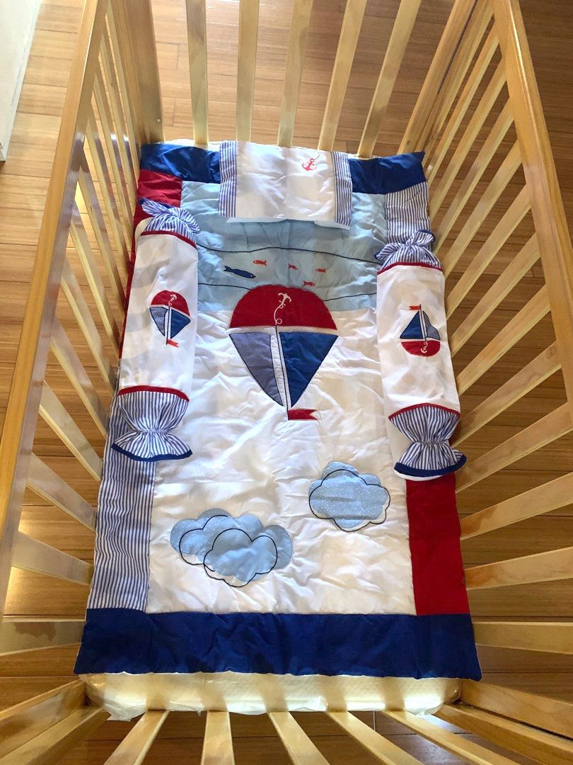 Nautical theme discount crib bedding