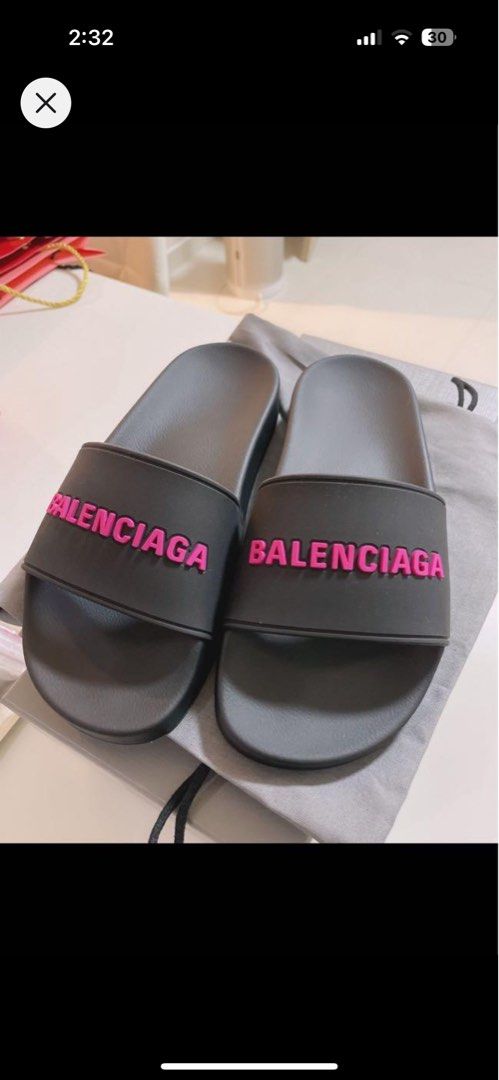 Mens balenciaga outlet slides
