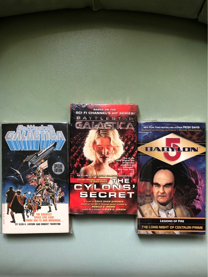 BATTLESTAR GALACTICA, BABYLON 5, Science Fiction novels, Sci-Fi TV Tie ...