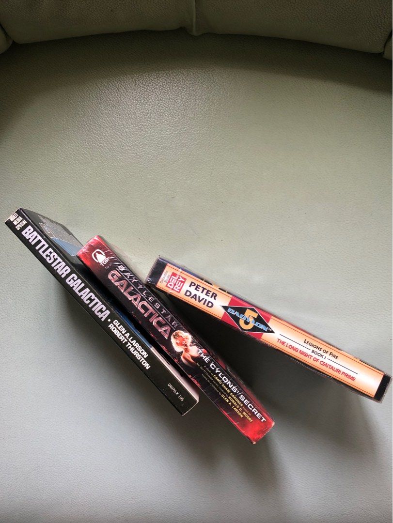 BATTLESTAR GALACTICA, BABYLON 5, Science Fiction novels, Sci-Fi TV Tie ...