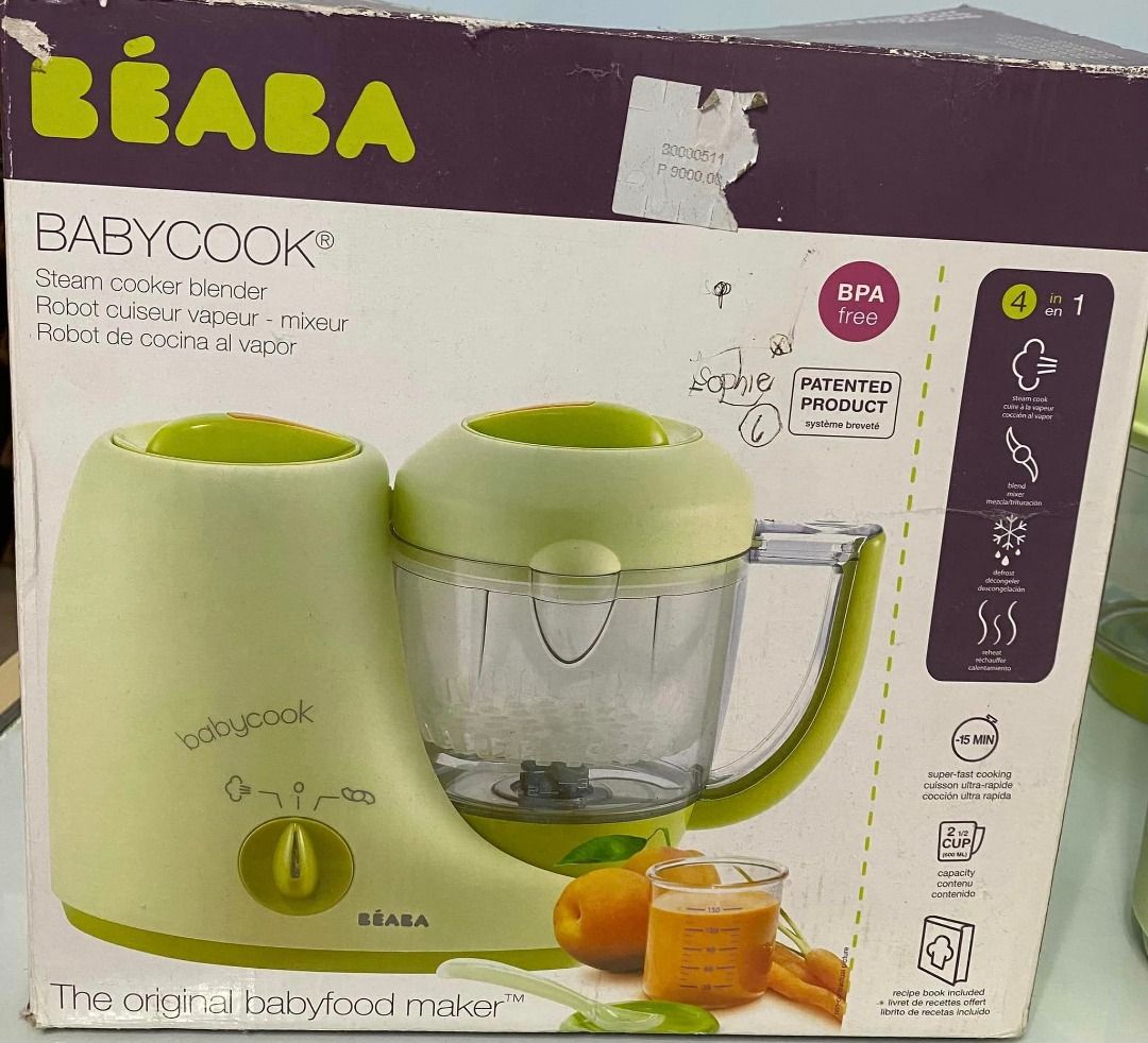 Beaba babycook 4 in deals 1 steam cooker & blender