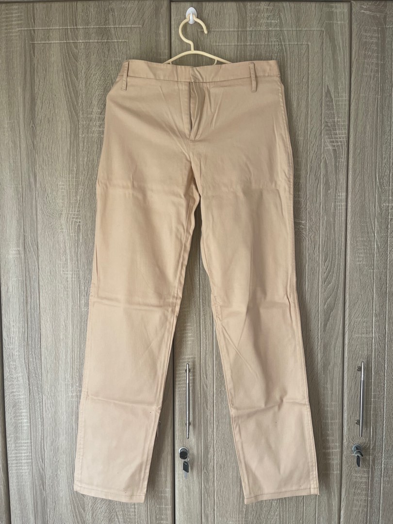 Beige Pants / Slacks, Women's Fashion, Bottoms, Other Bottoms on Carousell