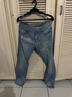 Bench OJ Overhauled Blue Denim Jeans Daily Ware 33/28 men's