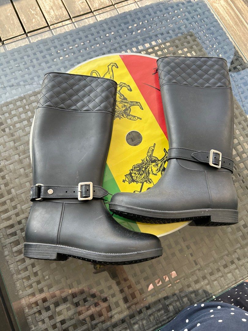 Quilted sale wellington boots