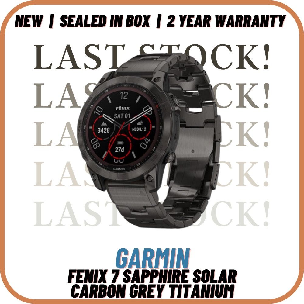 BNIB Garmin Fenix 7 Sapphire Solar Epix Gen 2 PM for clearance price