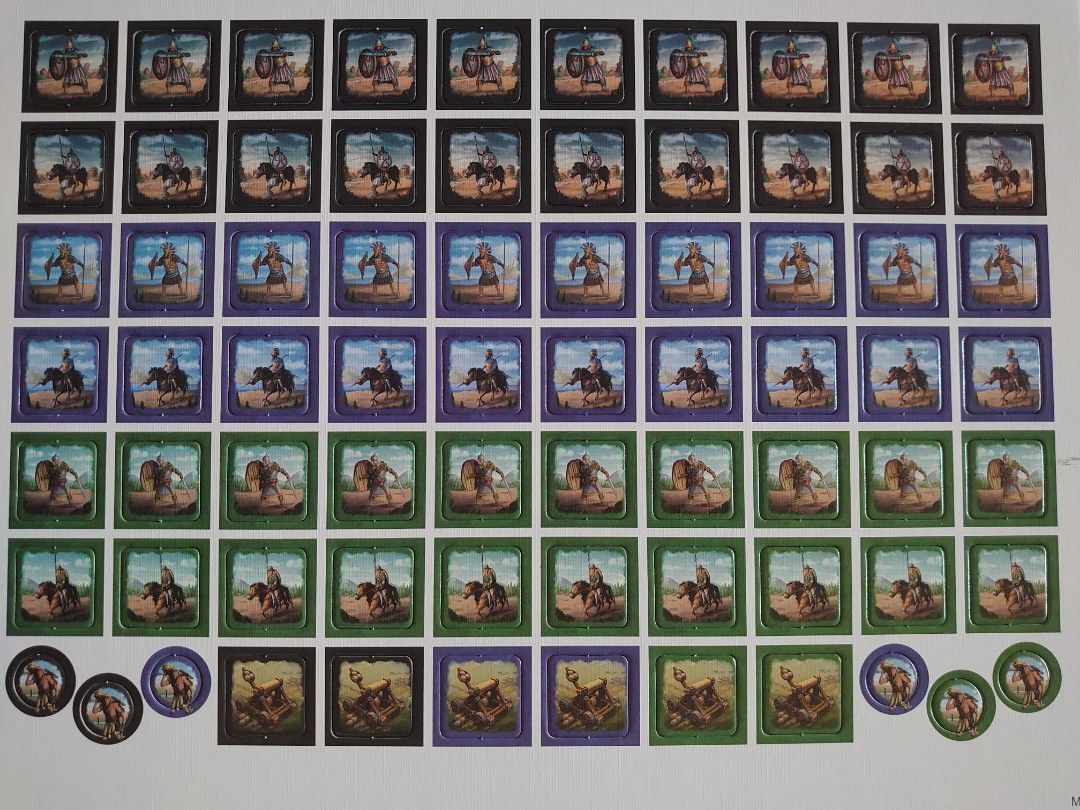 Boardgame cardboard tokens., Hobbies & Toys, Toys & Games on Carousell