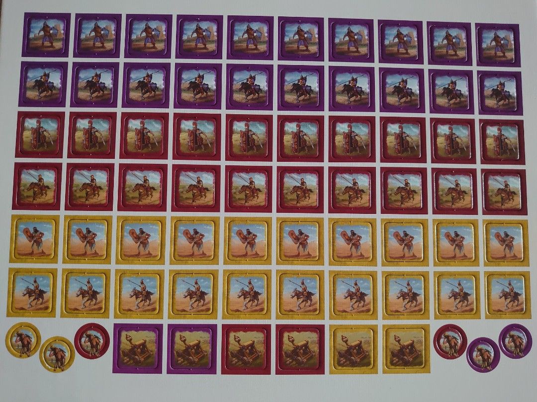 Boardgame cardboard tokens., Hobbies & Toys, Toys & Games on Carousell