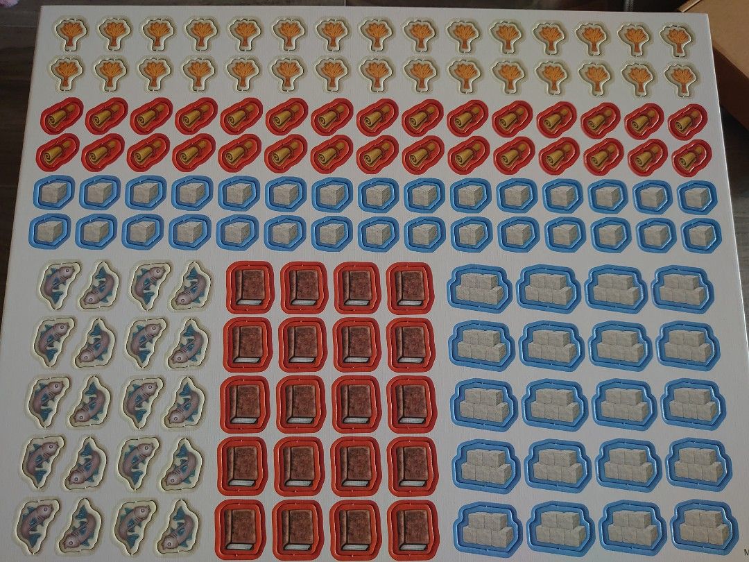 Boardgame cardboard tokens., Hobbies & Toys, Toys & Games on Carousell