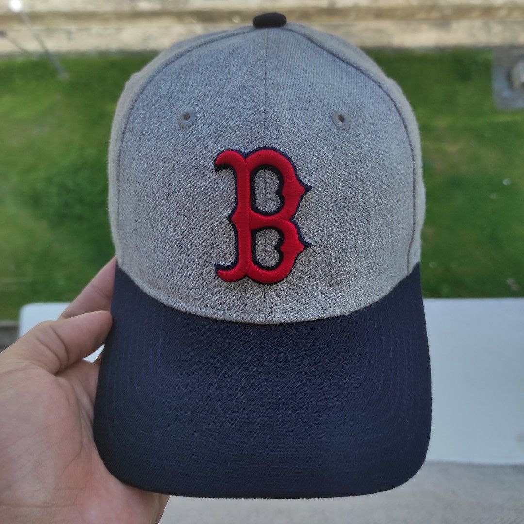 Boston Red Sox Hat - Black Hex 9Forty MLB Snapback Cap - New Era