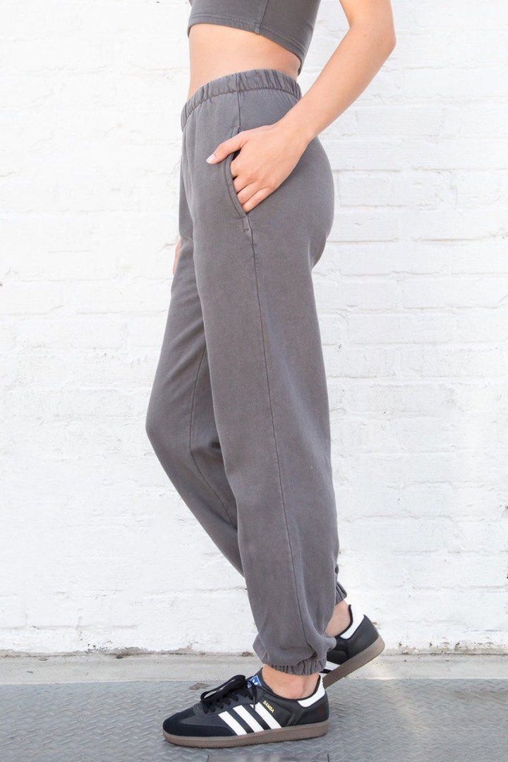 Brandy Melville Rosa sweatpants in Charcoal Women s Fashion