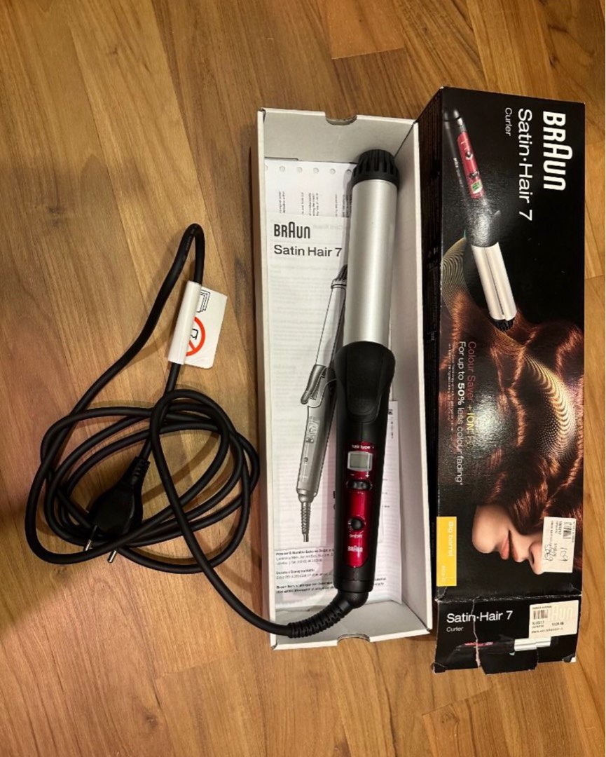 Braun Satin Hair 7 Glätteisen Test Braun Satin Hair Curler 7EC 2c IONTECH color saver technology, Beauty