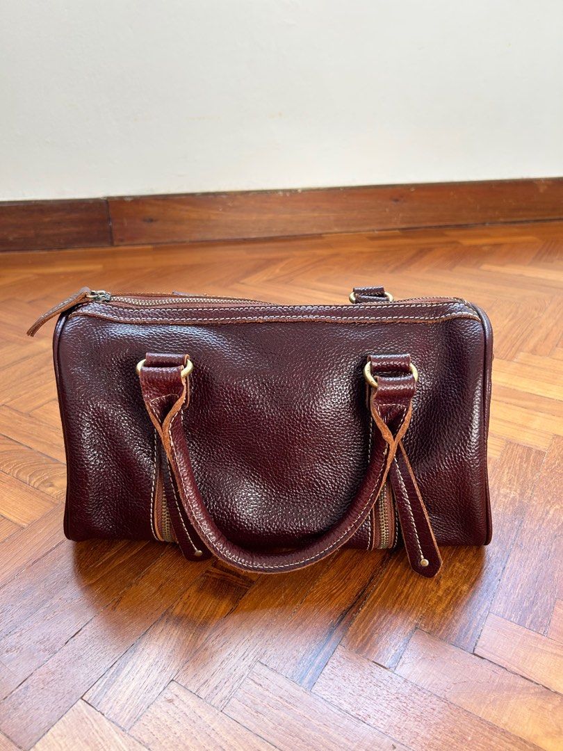 Ralph lauren burgundy purse store
