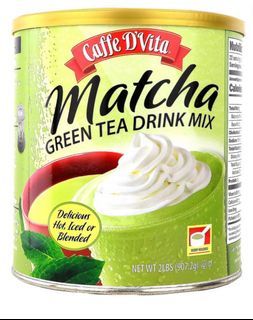 CAFE D' VITA MATCHA GREEN TEA DRINK MIX 2LBS