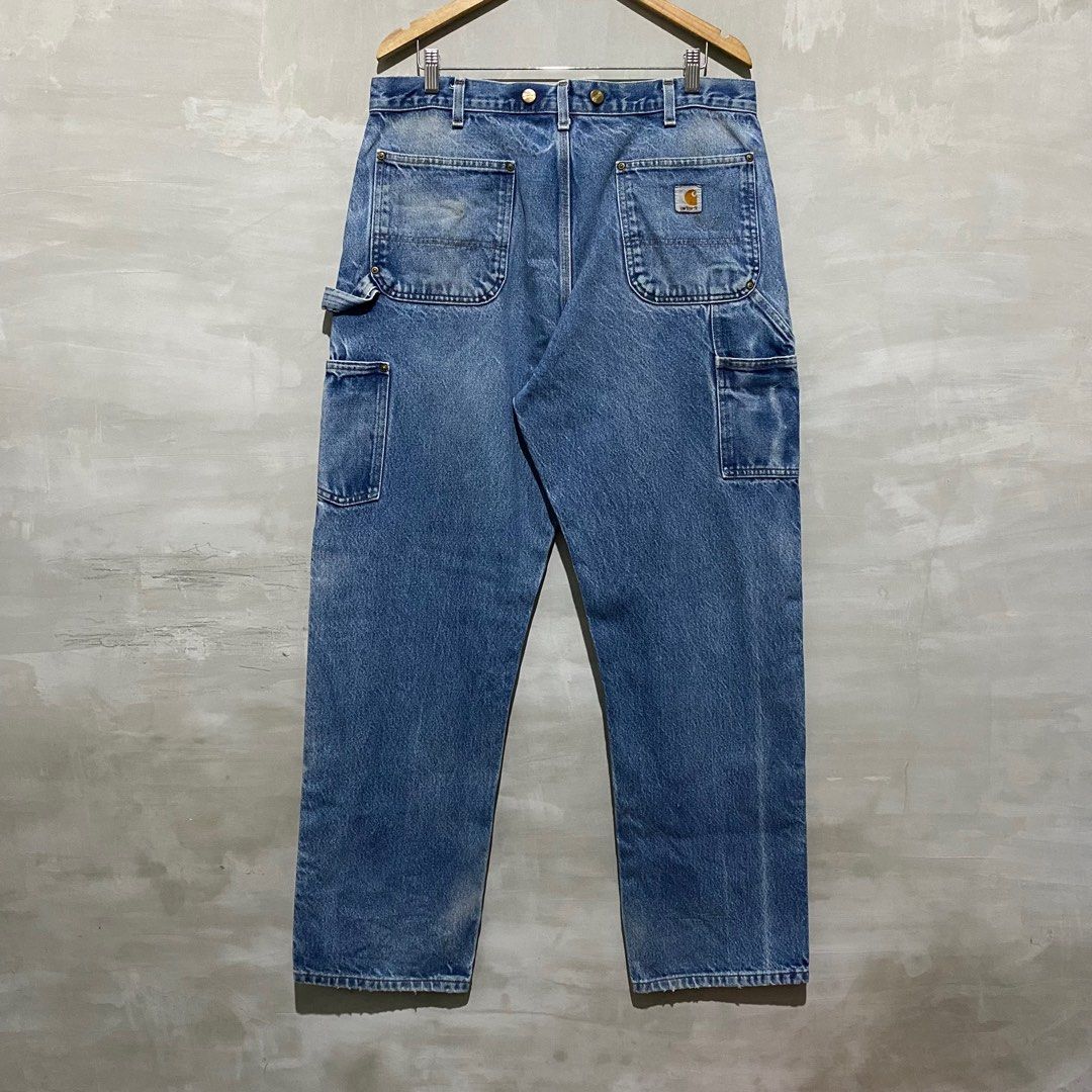 CARHARTT PANTS FOR MEN SIZE 38, Men's Fashion, Bottoms, Jeans on Carousell