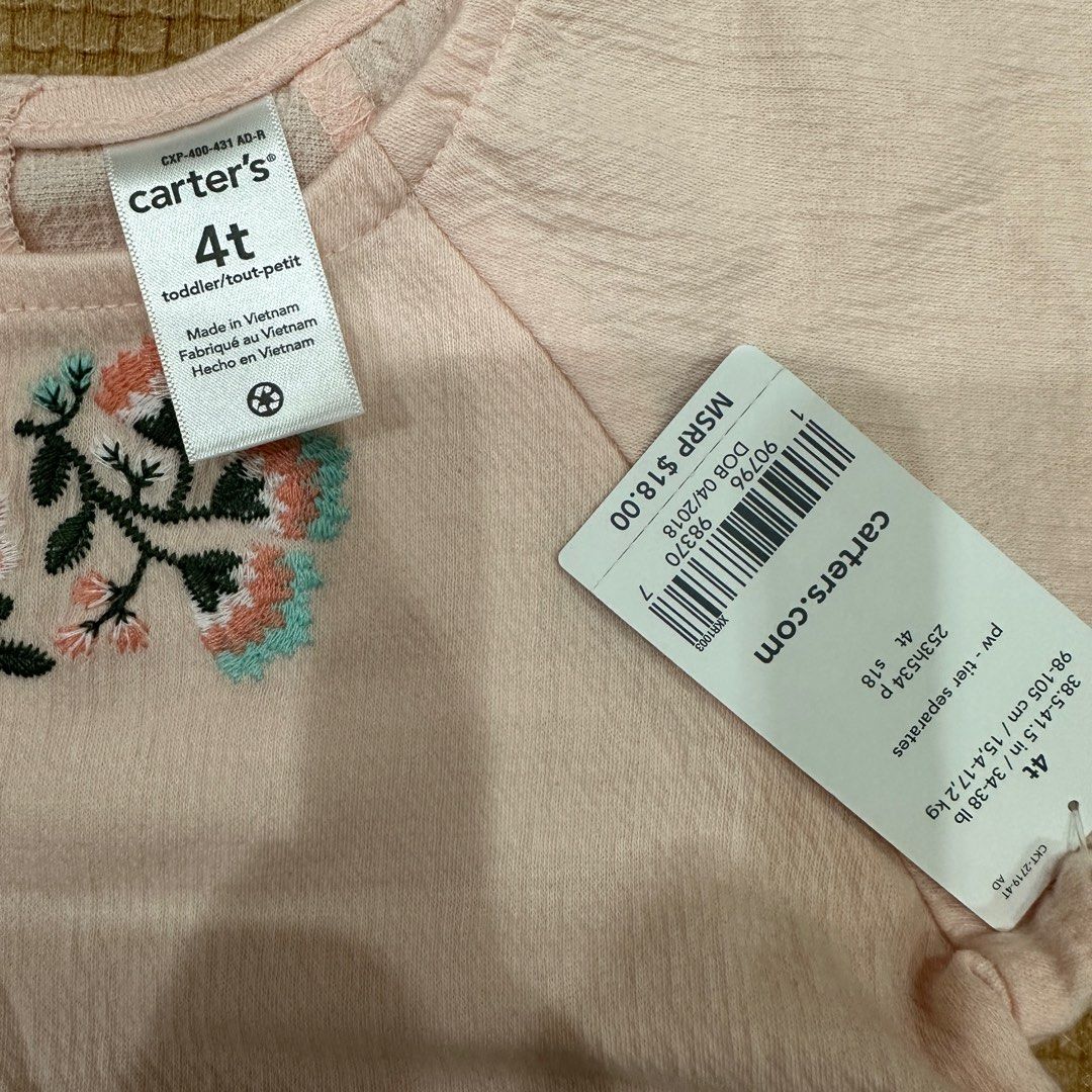 Carter’s Light Pink Top (Category: Babies & Kids Fashion) located in Quezon City. Submitted by babysourceph (Listing ID 1259676151, Image 2). Description: .