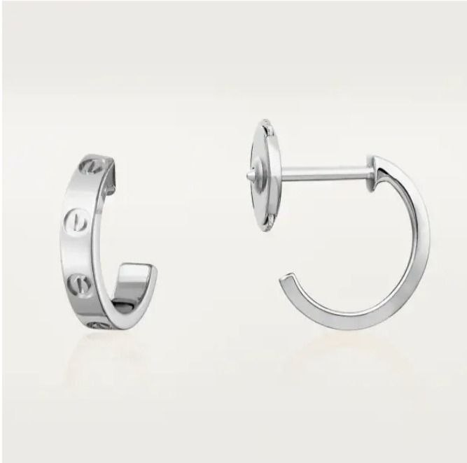 Silver cartier earrings store