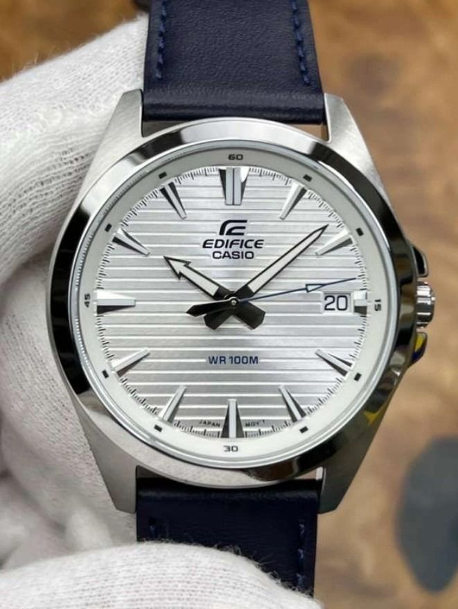Edifice casio wr100m blue hot sale