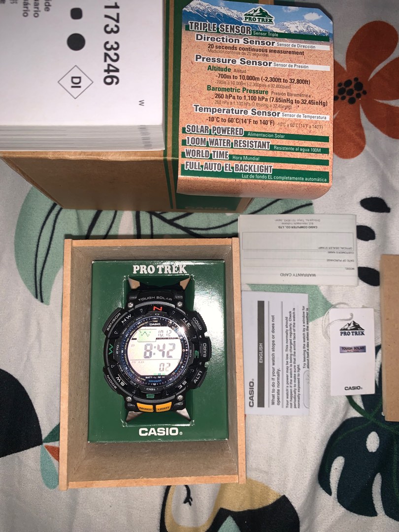 Casio protrek shop prg 240 manual