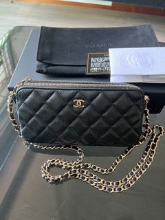 Chanel Clutch/Pouch, Luxury, Bags & Wallets on Carousell