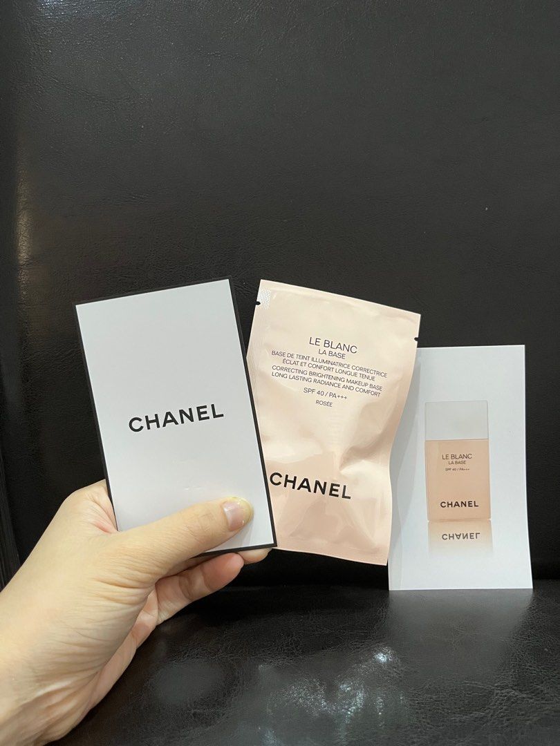 Chanel Le Blanc Correcting Brightening Makeup Base Long Lasting Radiance &  Comfort Rosée