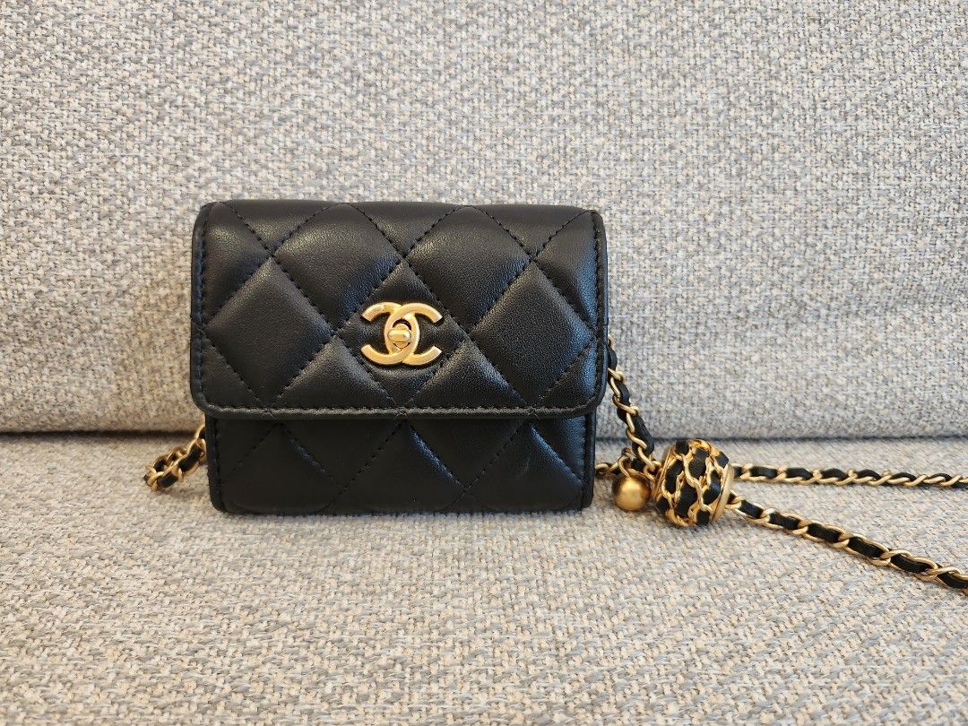 Chanel Lanyard / Card Holder, Luxury, Bags & Wallets on Carousell
