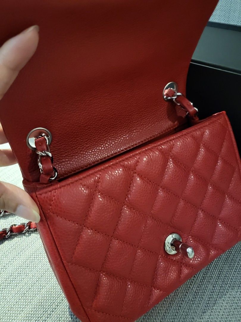Red on sale square purse