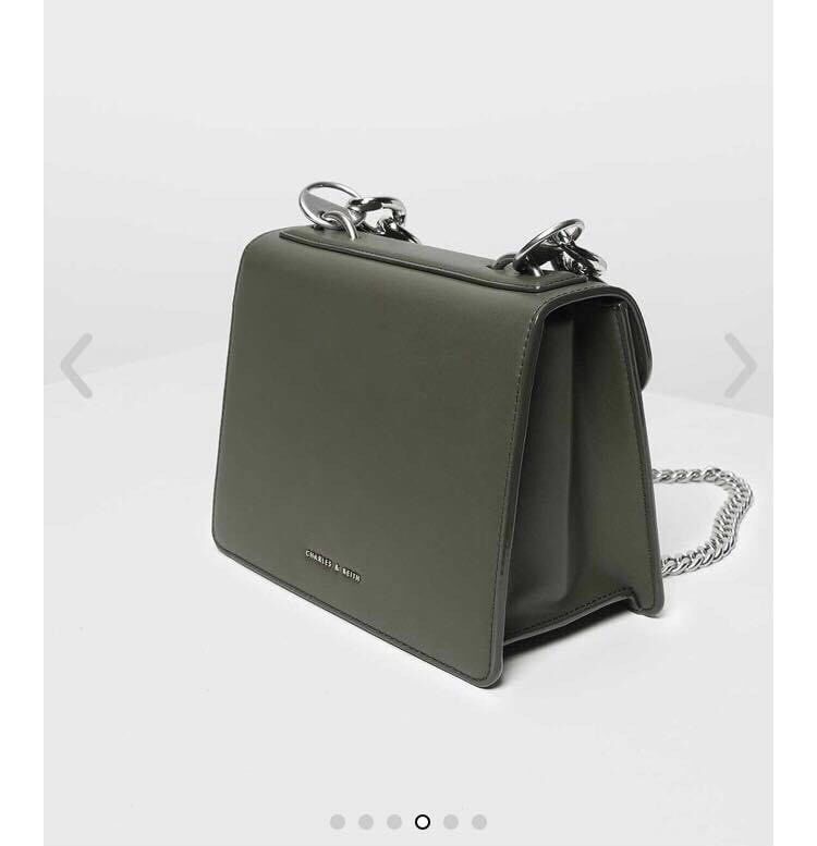 Metal detail 2025 front flap bag