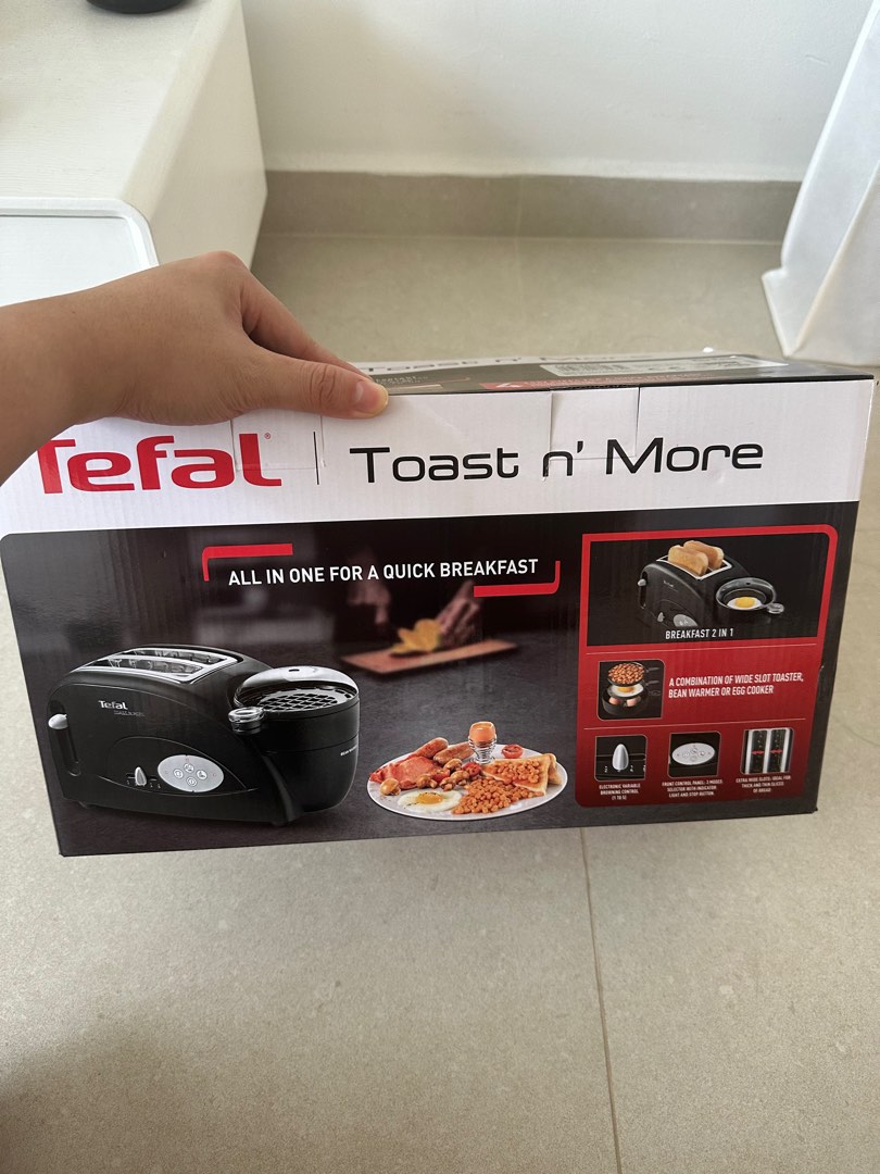 Buy Tefal TT552842 Toast 'n' Egg 'n' Beans 2 Slice Toaster, Toasters