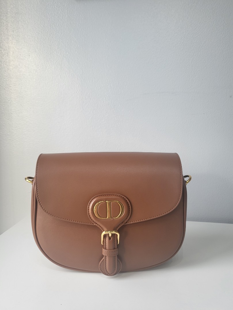 Christian Dior Bobby Medium Camel Box Calfskin