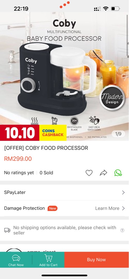 Coby Food Processor, Babies & Kids, Nursing & Feeding, Weaning