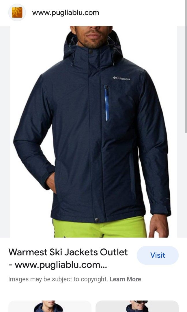 Warmest columbia jacket men's clearance