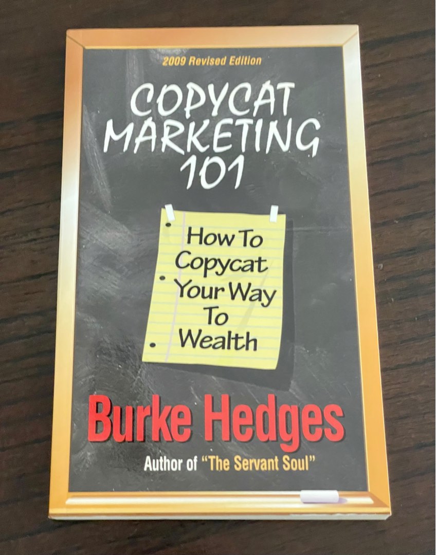 Copycat Marketing 101 by Burke Hedges, Hobbies & Toys, Books