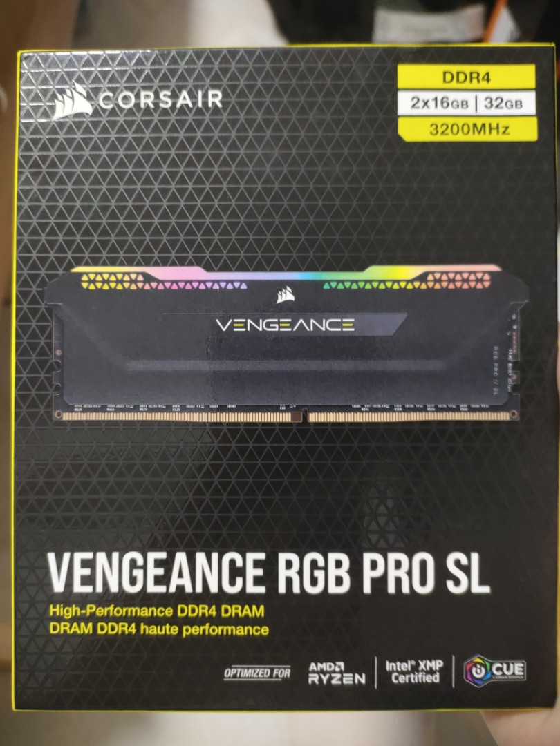 Corsair Vengeance RGB Pro 32GB 2X16GB DDR4 2666MHz CL16 Blac 32GB