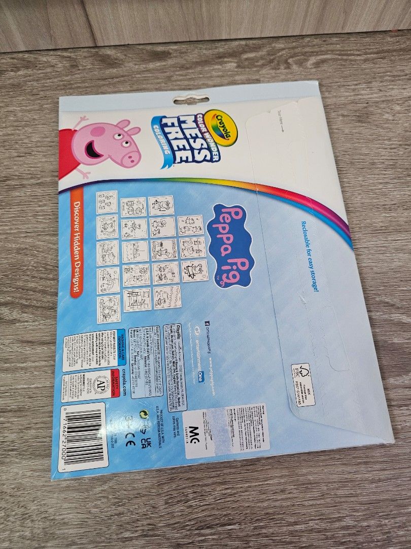 Cahier De Coloriage Peppa Pig Color Wonder - 18 Pages + 5 Feutres Magiques Sans Tache