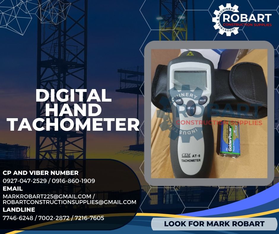 Digital Hand Tachometer, Commercial & Industrial, Industrial Equipment ...