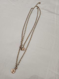 Shop Louis Vuitton Monogram eclipse plate necklace (M63640) by トモポエム