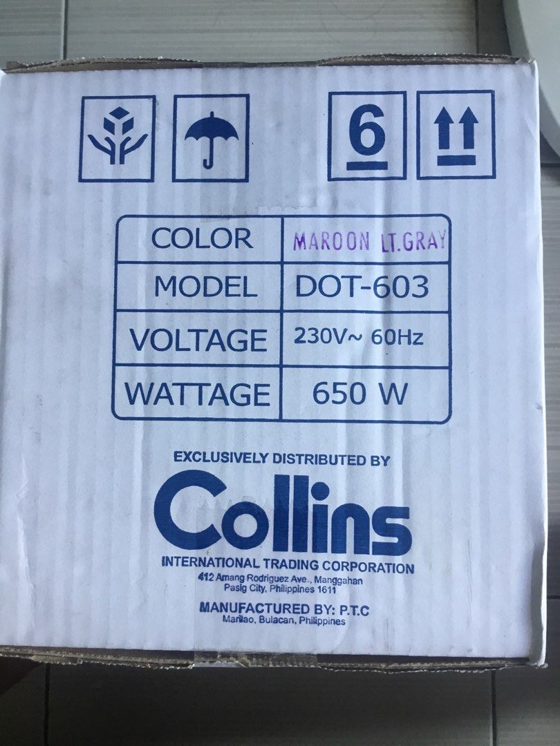 Dowell Oven Toaster (Model DOT 603), TV & Home Appliances, Kitchen