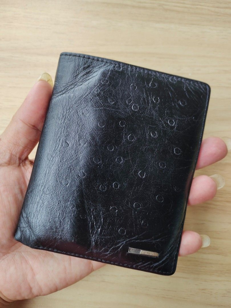 Ostrich Leather Card Holder, Men's Fashion, Watches & Accessories, Wallets  & Card Holders on Carousell