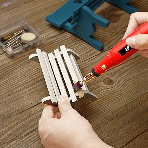 Electric Rotary Tool Kit, SPTA Mini Electric Grinder Set Mini Handle ...