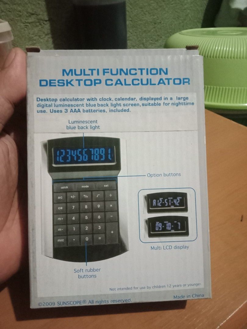 Electronic Calculator, Computers & Tech, Office & Business Technology ...