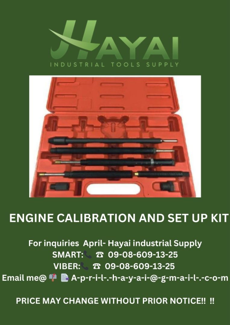 Engine calibration and set up kit, Commercial & Industrial ...