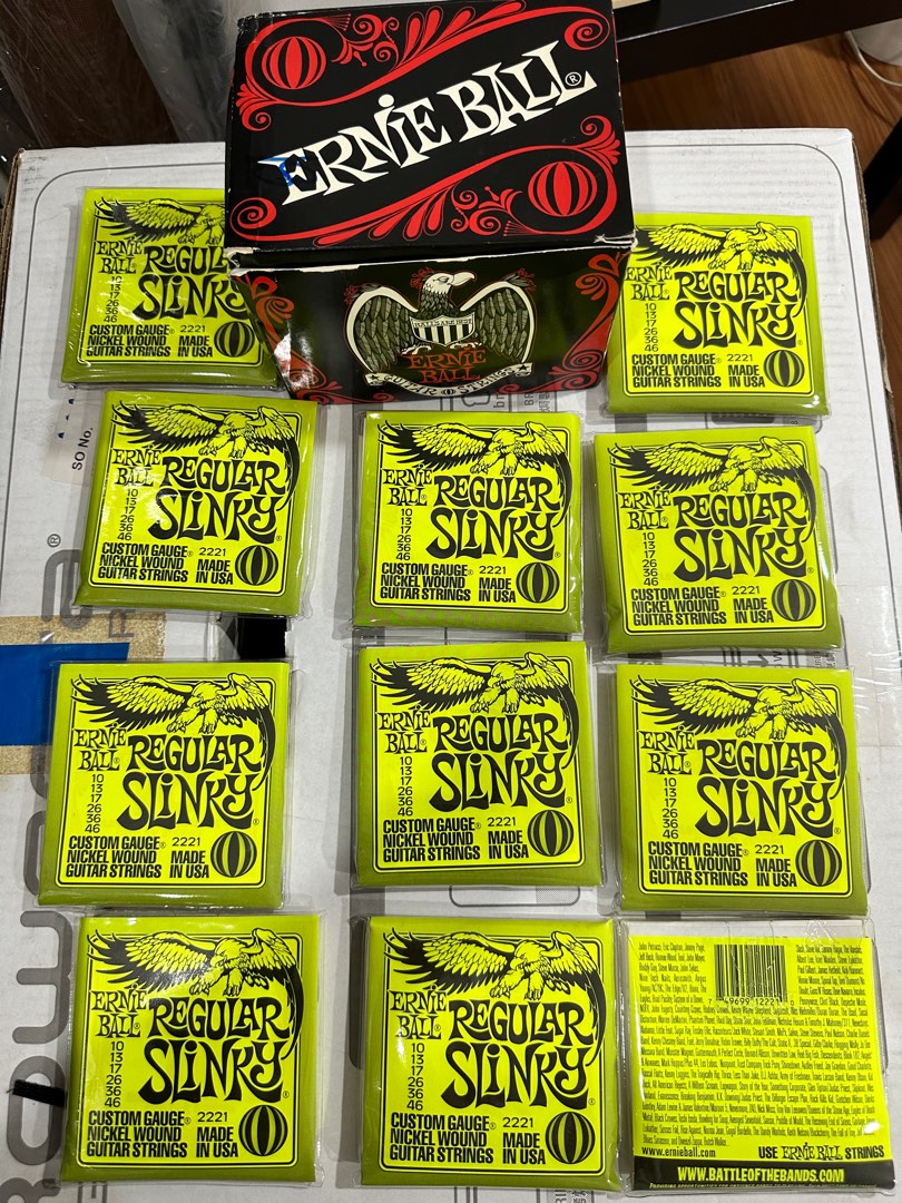 Ernie ball Super Slinkly 10 46. Brand new 11 sets