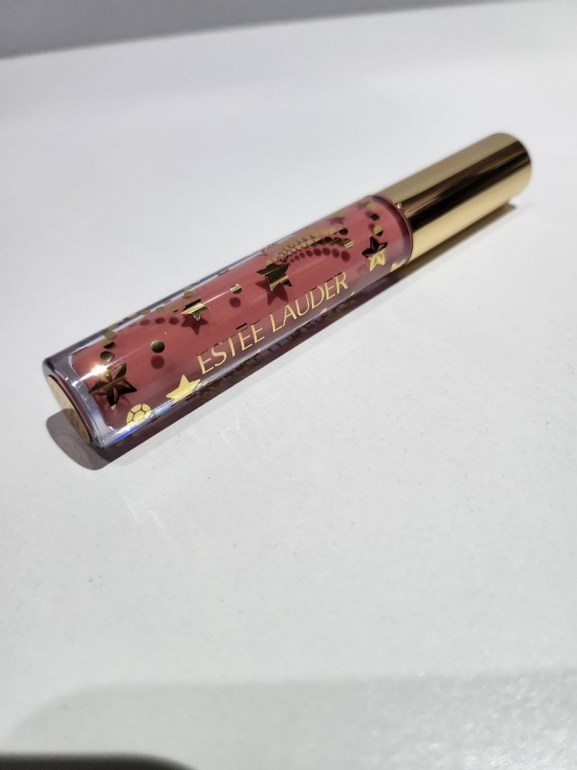 Estee Lauder Holiday 2023 Lip Gloss in Crystal Nude, Beauty & Personal