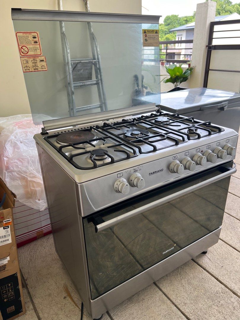 Fabriano 90cm Gas Range Stove with Electric Oven, TV & Home Appliances