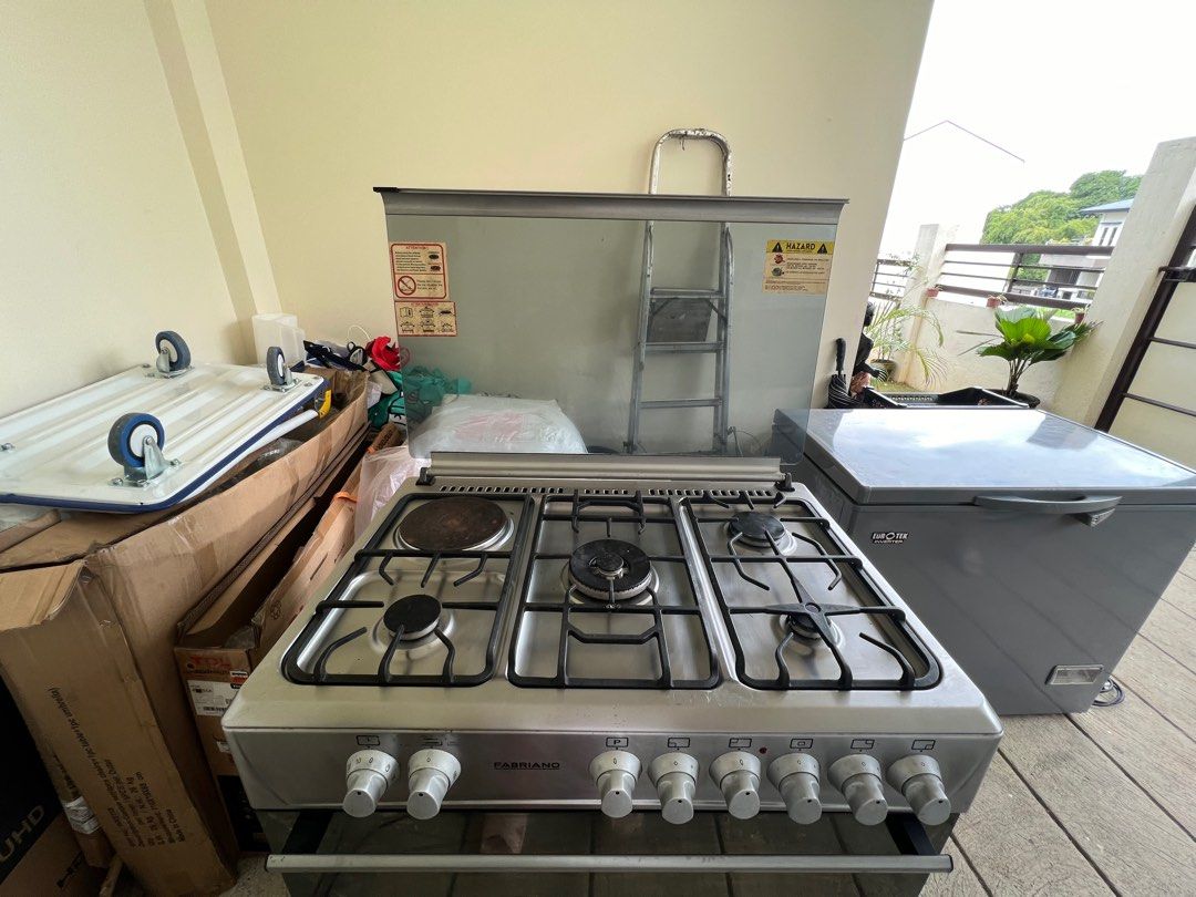 Fabriano 90cm Gas Range Stove with Electric Oven, TV & Home Appliances