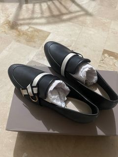 Fabric Knot Penny Loafers - BLACK SALE!!!! Charles & Keith