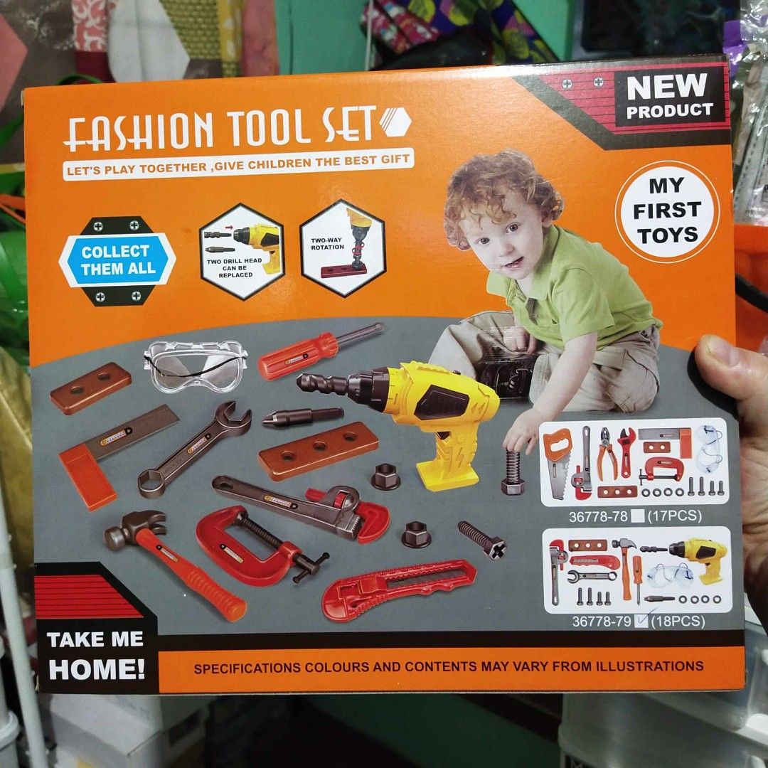 Fashion Tool Set Pretend Playtoy, Hobbies & Toys, Toys & Games on Carousell