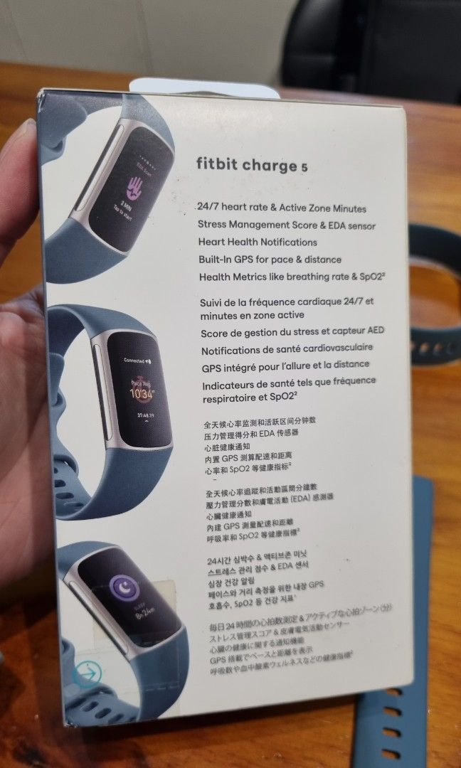 Fitbit Charge 5 Fitness Tracking Devices Heart Rate Health Present
